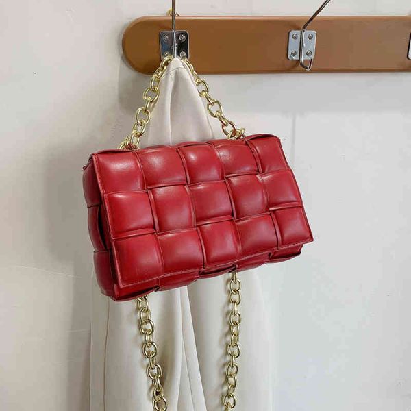 

original edition luxury handbags venetas's designer bottegass bag 2022 single shoulder women's hwoven portable small square korean