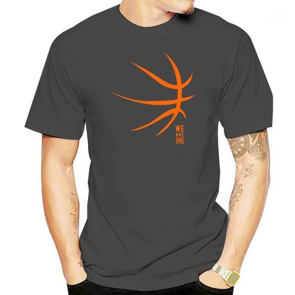 T-shirt da uomo 2022 T-shirt con stampa di lettere Est Fashion Basketballer Fans Team We Are One Tee Shirts