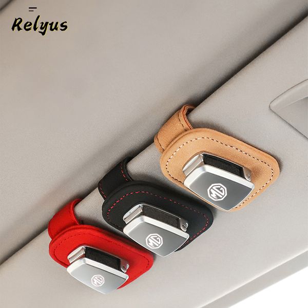 

car glasses case storage ticket card clip eyeglass sunglasses holder for mg mg6 zs hs gs 5 gundam 350 parts tf gt 6 accessories 220615