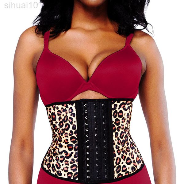 

bustier corset latex waist trainer 5xl 6xl women body shapers modelling belt shapewear cincher girdles leopard belt l220802, Black;white
