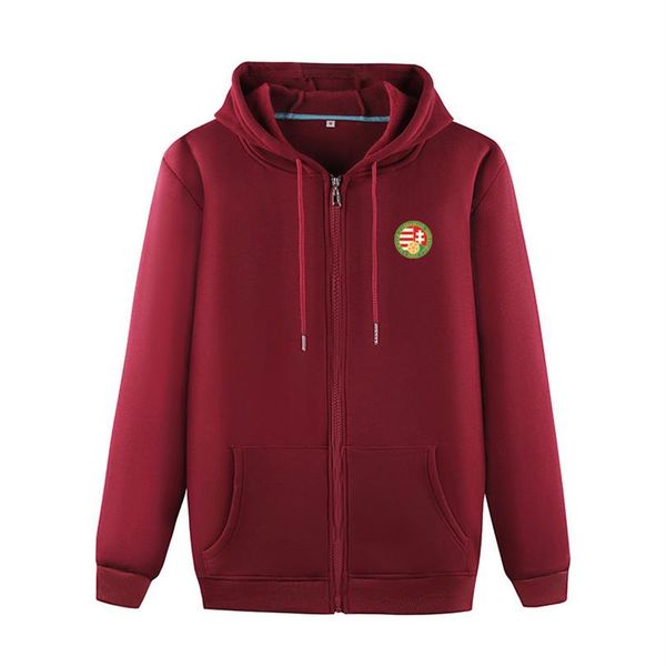 

hungary football team soccer sports fashion sweater men's football outdoor jogging warm clothing casual comfortable jacket220b, Blue;black