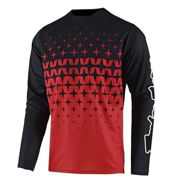 Nuove magliette da motocross Maglie da squadra da uomo ad asciugatura rapida T-shirt fuoristrada Maglie da ciclismo Maglie da corsa a maniche lunghe