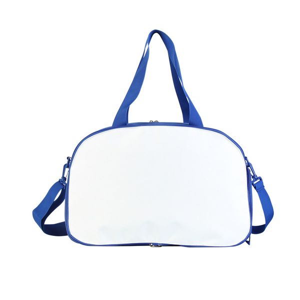 

3pcs duffel bags sublimation move diy white blank polyester blue large capacity short travel luggage bag outdoor