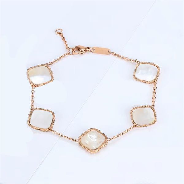 

charm designer love fashion jewelry classic elegant chain fashionable lady wedding engagement enamel color christmas gift four lea300p, Black