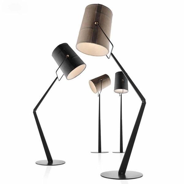 Stehlampen Nordic Moderne Gabel LED Lampe Einfaches Design Verstellbare Stange H186cm Stehleuchte Für Schlafzimmer Studie Wohnzimmer Ecke
