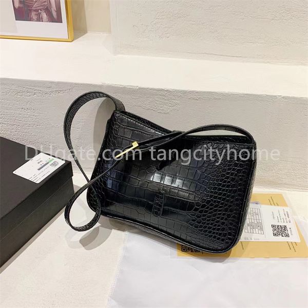 

luxury designer bags ladies handbags shoulder bag underarm bags pu y alligator print clutch gold letter buckle women's wallets