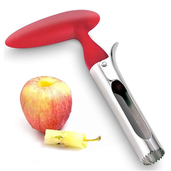 Criativo Aço Inoxidável Apple Core Extractor Multi-Function Function Núcleos Removedor de Pulp Separador Home Cozinha Gadget Ferramentas de Frutas