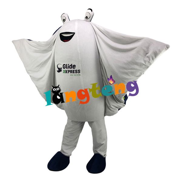 Il costume della bambola della mascotte 1190 Manta Ray Mascot Costumes Cartoon Adult Holiday Wholesale Made Custom