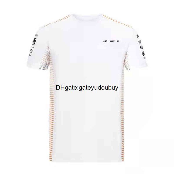 

the new 2022 mclaren f1 daniel ricciardo short sleeve men leisure quick-drying t-shirt in summer 1qun, White;black