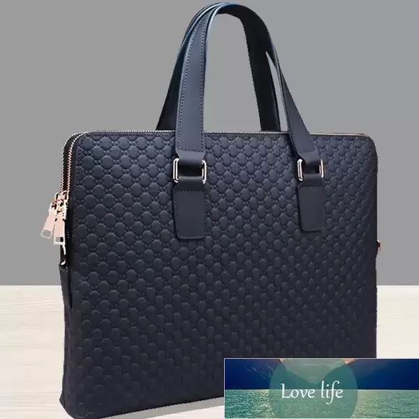 

wholesale genuine leather solid men briefcase men messenger bags new leather handbag mens head shoulder