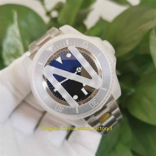 

noobf super version mens watch 44mm sea-dweller 126660 d-blue 904l steel ceramic waterproof cal.3235 movement mechanical automatic260p, Slivery;brown