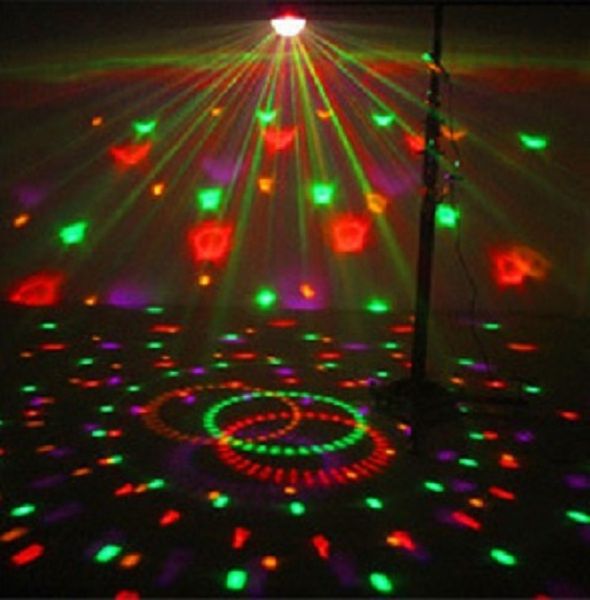 LED EFEITOS Ilumina￧￣o de est￡gio 3W RGB Altera￧￣o de cor de cristal boate clube