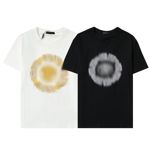

2022 summer mens t shirt letter print short sleeve high qality fashion couples cotton tee size m-xxxl 222, White;black