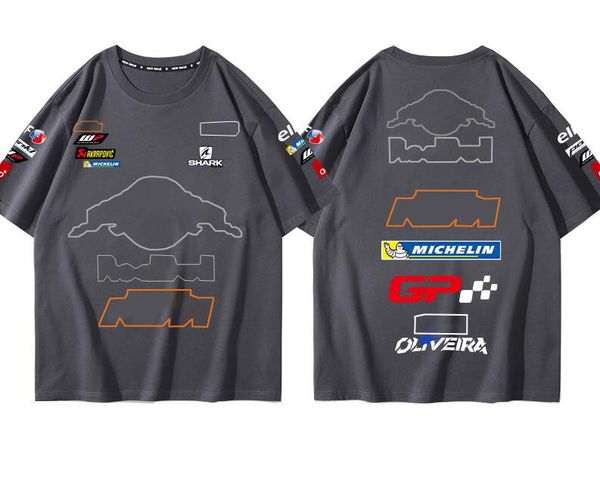 

2022 summer new round neck f1 formula one racing shirt short sleeve