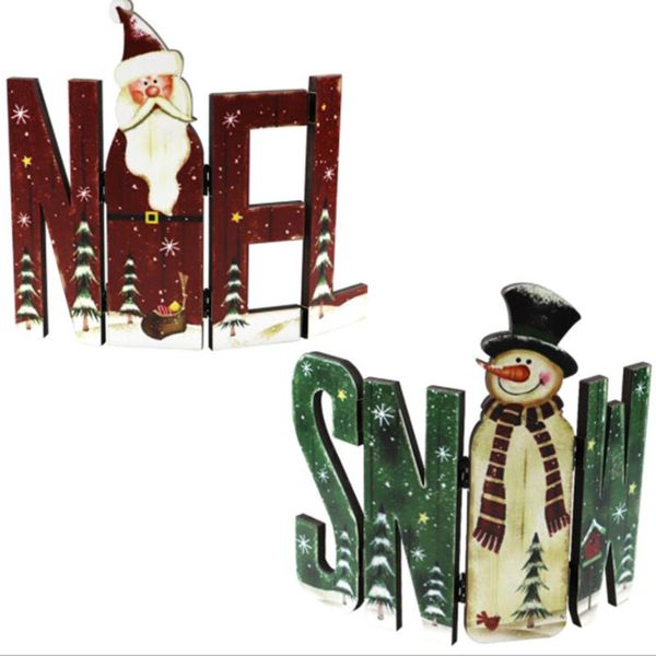 Decorazioni natalizie Anno 2022 Natale naturale Artigianato in legno Ornamento per albero Decorazione pendente in legno Noel Decora Adornos De Navidad RegaloNatale