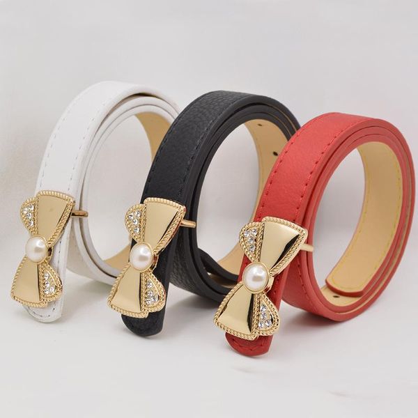 Cinture Vende Fibbia in lega per bambini di alta qualità Ragazzi Ragazze Cintura di moda Designer Donna Bowknot CinturaCintureCinture