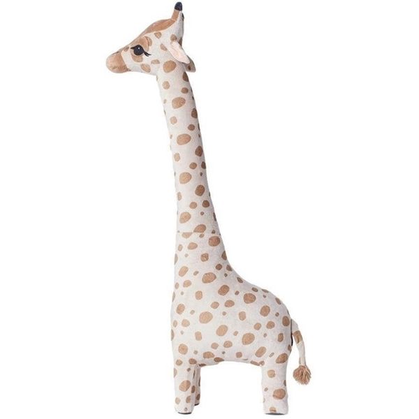 67cm Büyük Boyut Simülasyon Zürafa Peluş Oyuncaklar Yumuşak Dolgalı Hayvan Uyku Bebek Erkek Kızlar Doğum Günü Hediyesi Çocuklar 220707