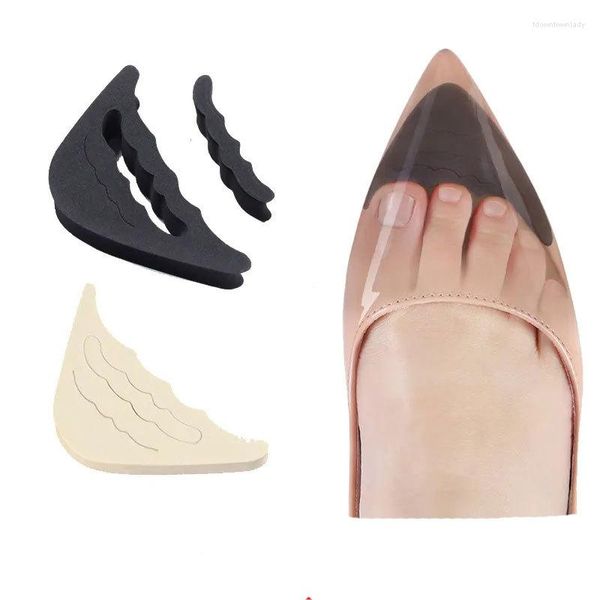 Calcetines de mujer, par de calcetería, almohadilla de inserción para el antepié para tacones altos, plantillas de relleno frontal, tapón, medio cojín de esponja, almohadillas antidolor para los pies, calcetines