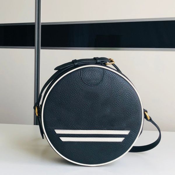 

round shoulder bag designer fashion bags crossbody leather luxury cross body luxurious handbags paris french italy handbag luxuries with box, Red;black