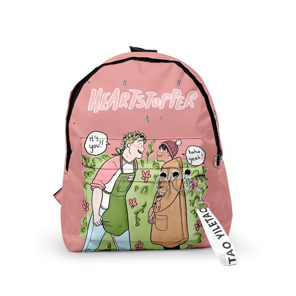 

heartser zipper pack backpack casual schoolbag student rucksack fashion travel bag harajuku daypacks new cosplay backpack