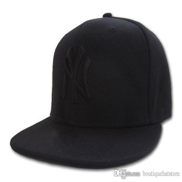 

popular hip hop men's ny012 sport team snapback caps flat visor hip hop design solid color ny baseball adjustable hats262k, Blue;gray