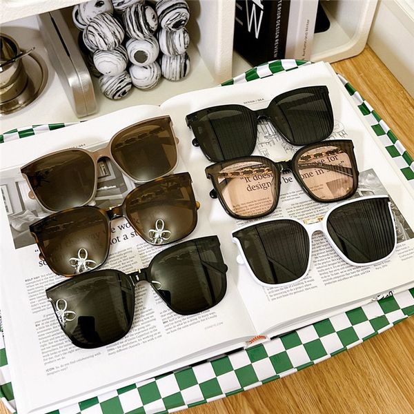 

designer luxury ladies 0759 gold multicolor women square sunglasses size:size:65-16-145 mm, White;black