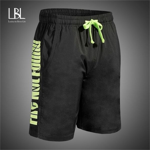 

mens shorts summer casual bermuda beach shorts men gyms sporting bodybuiding short pants slim fit shorts fitness clothing 210330, White;black