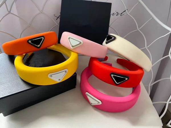 

luxury designer headbands hair bands for women girl brand elastic headband sports fitness headband head wrap229b, Black;brown