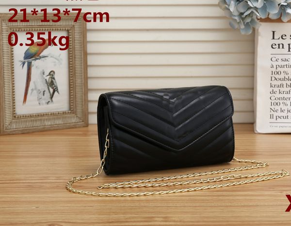 

2022 women's shoulder bag designer design multi color chain bag size 21 cm