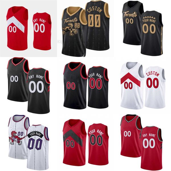 

75th custom jersey toronto''raptors''men women youth 1 goran dragic 22 malachi flynn 11 justin champagnie 45 dalano bant, Black;red