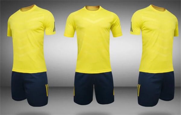 

2022 men design custom soccer jerseys sets men's mesh training football suit custom logo plus number with shorts football wear soccer s, Black
