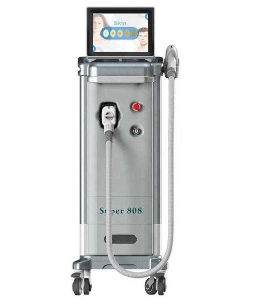 

quality imported lamp super 808 diode laser permanent fast effect painless diode 808nm hair removal hair removal and skin rejuvenation, Black