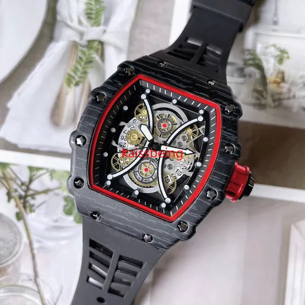 KSS moda casual orologio sportivo da uomo premium lusso orologio al quarzo da donna cinturino in silicone anti-fouling orologio in legno texture 2022
