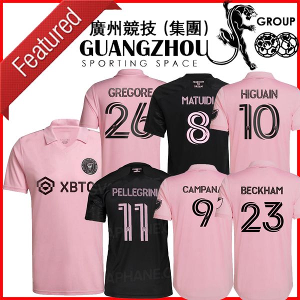 

22 23 mls inter miami cf soccer jersey 2022 2023 yedlin mota matuidi campana pizarro higuain carranza beckham gregore football shirts home a, Black;yellow