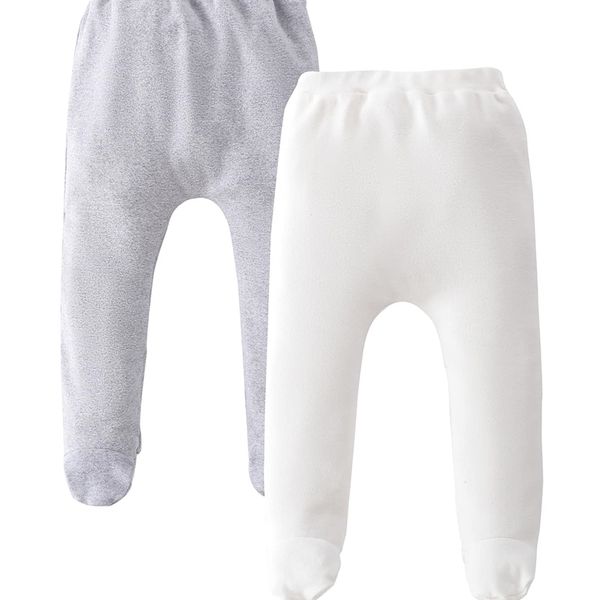 

baby 2pcs solid footed leggings she01, Blue