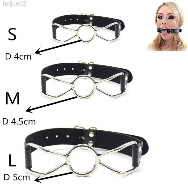 Giocattoli erotici sexy O Ring Gag Flirtare Strumento Silicone Bocca aperta Gag Schiavo Bdsm Giochi per adulti Prodotti del sesso per donne o gay L220808