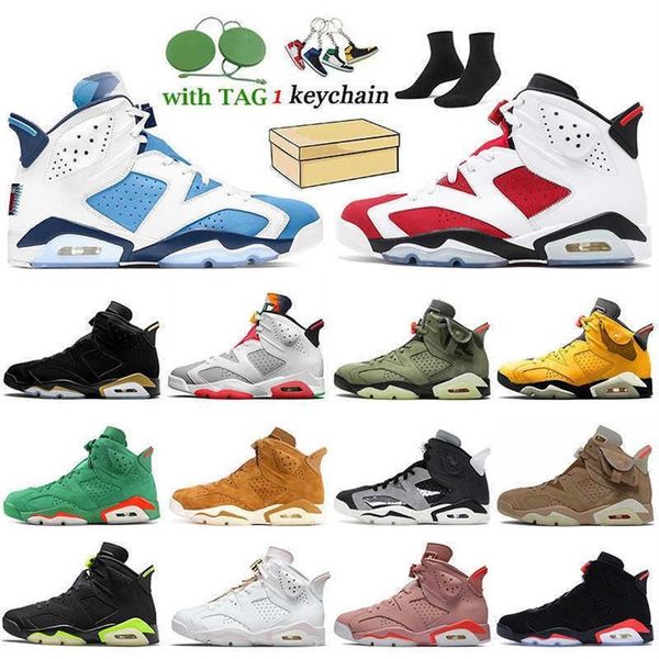 

jorden 6 mens basketball shoes gold hoops jodan unc 6s carmine jumpman travis scotts british khaki infrared jordon electric green 268z