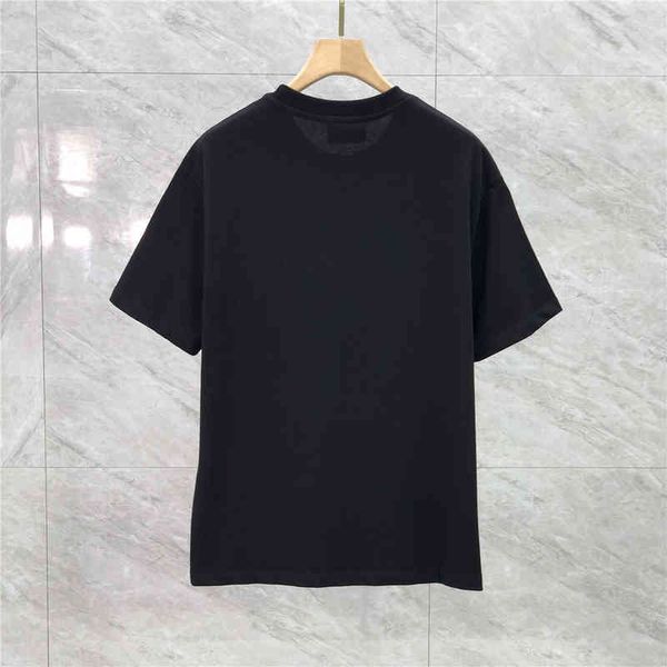 

men's fashion personality trend new short-sleeved brand wholesale fog essentials spoof double thread letter high street loose short sle, White;black