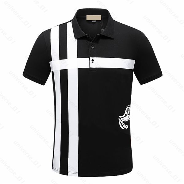 

fashion designer mens polos shirts men short sleeve cotton t original single lapel jacket sportswear jogging suit m-3xl 11 d47h, White;black