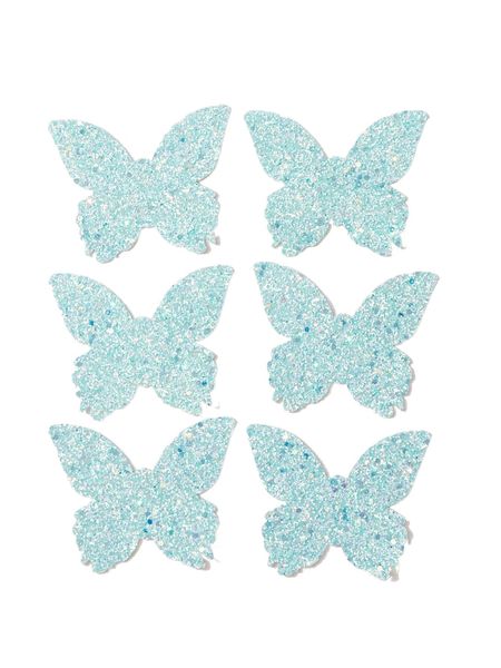 

3pairs glitter butterfly design nipple cover n4xj#, Black;red