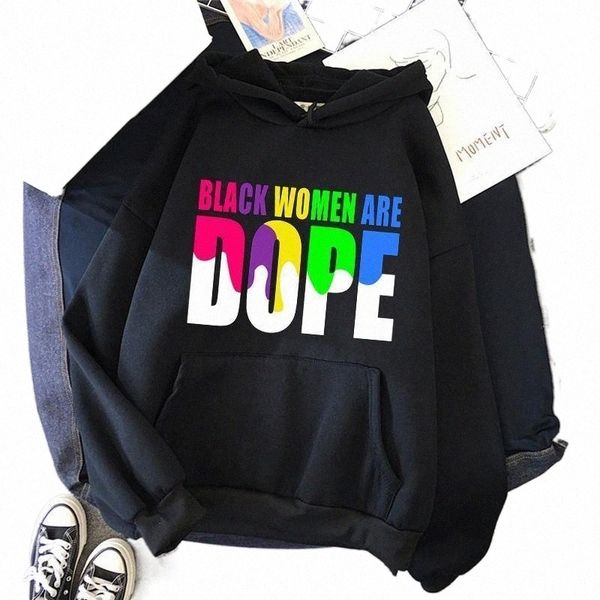 

letters black queens print gray hoodies women kawaii girls magic are oversized hoodie streetwear melanin women's & sweatshirts j7eh#