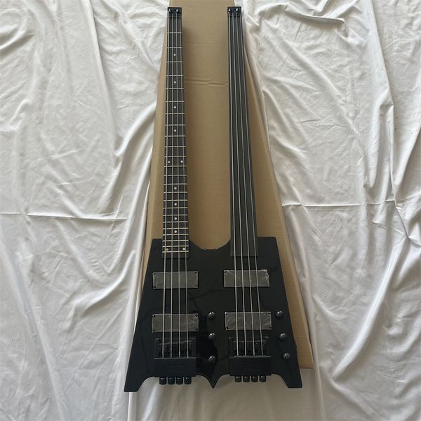 

in stock matte black electric guitar bass 4 string and 4 string
