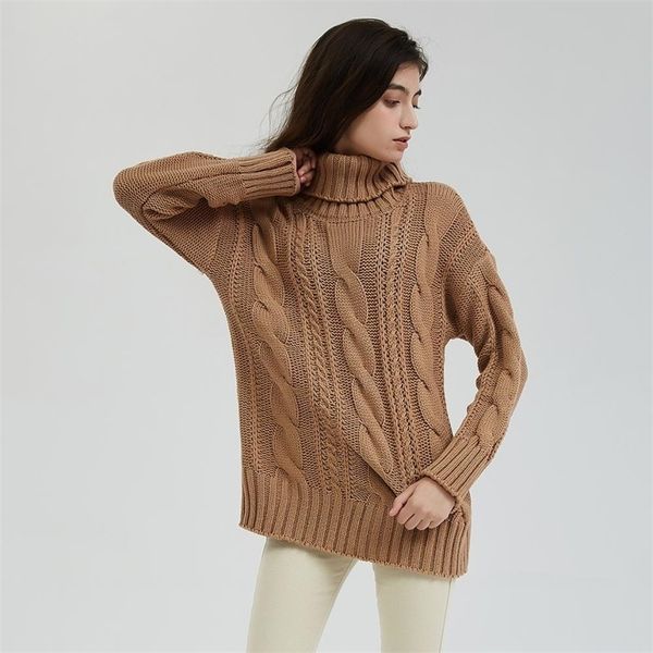 

wixra y turtleneck sweater women autumn winter solid hollow out knitted pullover jumpers loose sweaters y200116, White;black