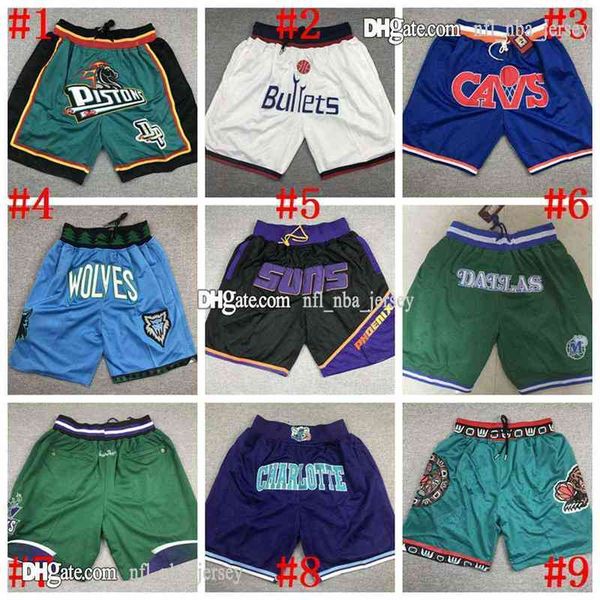 

basketball shorts mens justedition retro mesh stitched just don pocket stitch city teams name, White;black