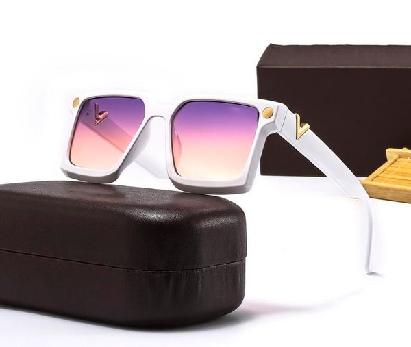 

ljia sunglasses designer square glasses woman man original packaging sunglassesvs business sun protection from uv rays metal print toad sung, White;black