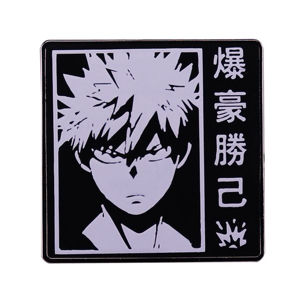 

anime accessories briefcase badges with anime pins japanese lapel pins for backpacks brooches vintage manga backpack badge style b, Blue