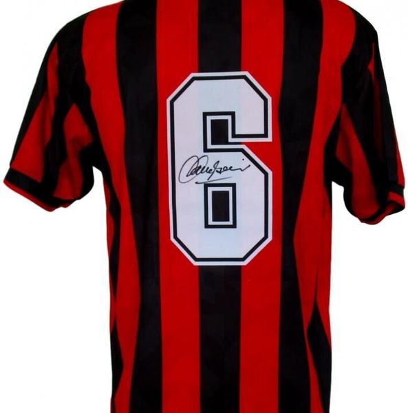 

baresi tees signed autograph signatured autographed auto signature jersey shirts, Black