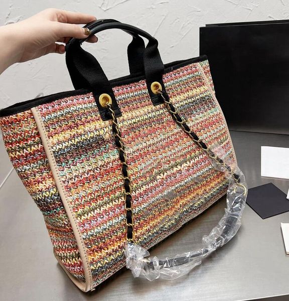 

luxury designer women handbags tote shopping bag handbag totes canvas linen large beach bag travel crossbody shoulder bags purses