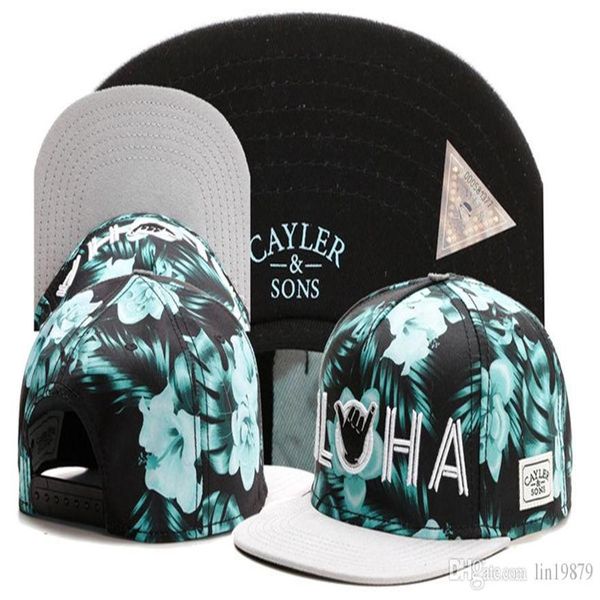 

cayler & sons aloha snapback hats adjustable baseball caps hip hop cap snap back carras casquette bone swag2097, Blue;gray