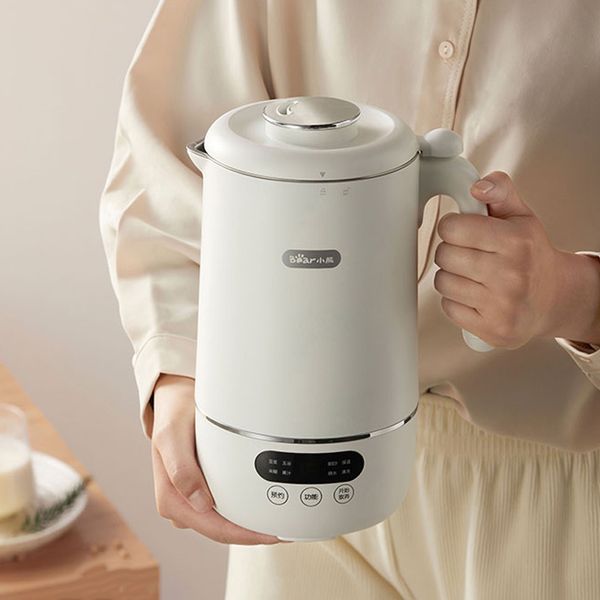 600ML Lebensmittel Mixer Hohe Geschwindigkeit Rühren Tasse Haushalt Sojamilch Maker 220V Elektrische Wasserkocher Tragbare Obst Entsafter Baby Mixer